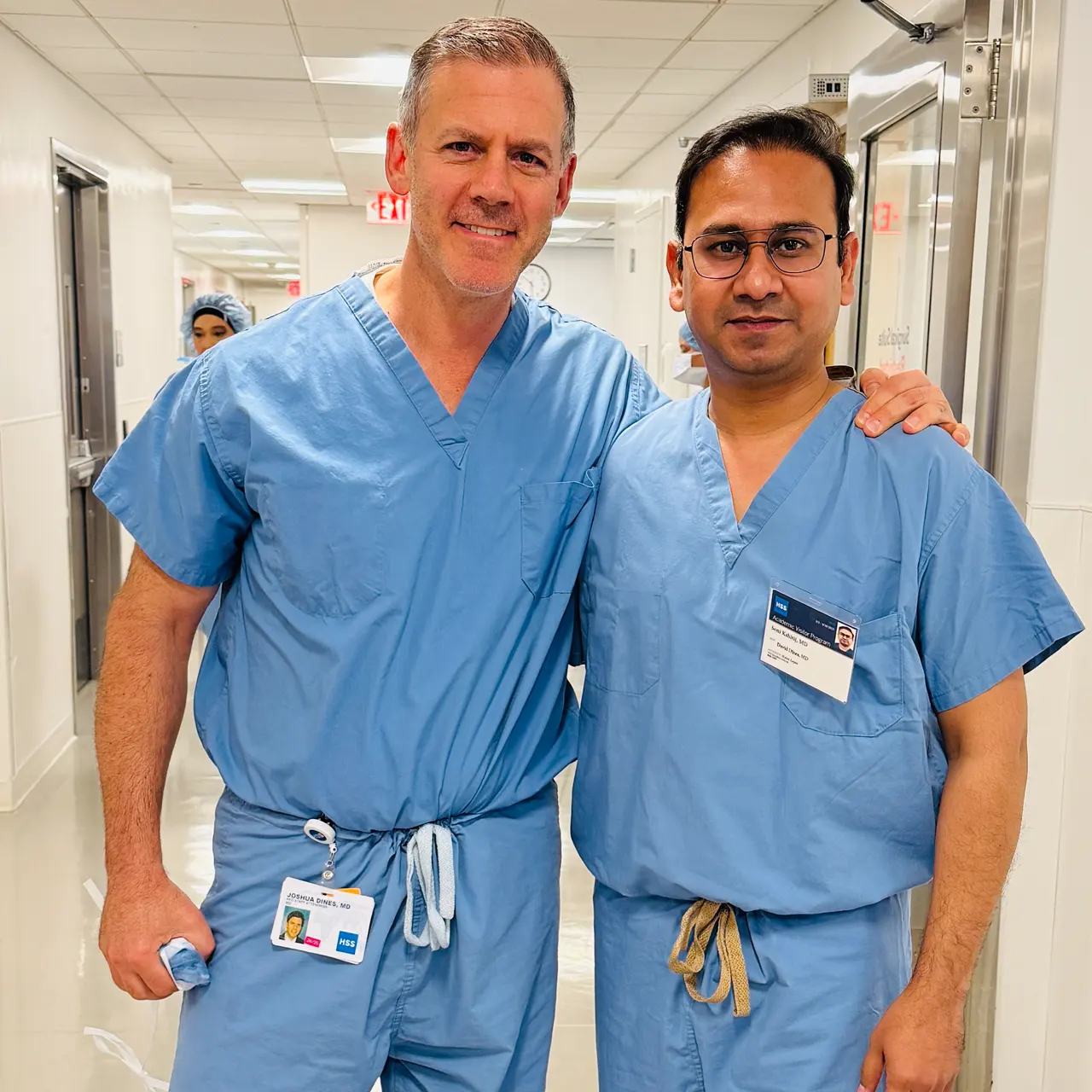 With Dr Joshua Dines, HSS New York